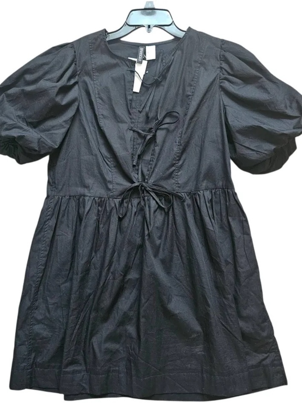 HM Baby Doll Dress | Black | S